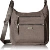 Baggallini Day Trip Hobo With Rfid Phone Wristlet, Sterling Shimmer