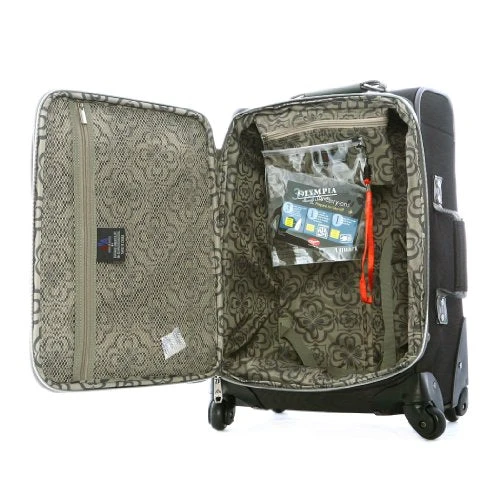 Olympia Luggage Skyhawk 26 Inch Expandable Vertical Rolling Case,Black,One Size 5 Olympia Luggage Skyhawk 26 Inch Expandable Vertical Rolling Case,Black,One Size - Image 3