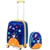 Goplus Kids Luggage Set, 12" & 18" Kids Carry On Luggage Set, Multi-directional Wheels Suitcase, Large Capacity Rolling Trolley Suitcase, Gift For Boys And Girls Toddlers Children Travel (Universe) 1 Goplus Kids Luggage Set, 12" & 18" Kids Carry On Luggage Set, Multi-directional Wheels Suitcase, Large Capacity Rolling Trolley Suitcase, Gift For Boys And Girls Toddlers Children Travel (Universe) -Vera Bradley Shop 51NCmJIA54L