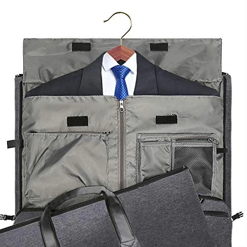 Convertible Garment Bag With Shoulder Strap, Modoker Carry On Garment Duffel Bag For Men Women - 2 In 1 Hanging Suitcase Suit Travel Bags (Black) 7 Convertible Garment Bag With Shoulder Strap, Modoker Carry On Garment Duffel Bag For Men Women - 2 In 1 Hanging Suitcase Suit Travel Bags (Black) - Image 5