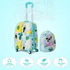 HONEY JOY 2 Pcs Kids Carry On Luggage -Vera Bradley Shop 51O0nHeCOIL