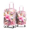 AO WEI LA OW Tourist Luggage Carry On Luggage With Spinner Wheels Rolling Suitcase For Women And Girls, Ascending Gardens Flowers (Pink ,20 Inch) 2 AO WEI LA OW Tourist Luggage Carry On Luggage With Spinner Wheels Rolling Suitcase For Women And Girls, Ascending Gardens Flowers (Pink ,20 Inch) -Vera Bradley Shop 51O2GCIFQAL