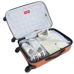 Wrangler Smart Luggage Set With Cup Holder And USB Port, Burnt Orange, 3 Piece 16 Wrangler Smart Luggage Set With Cup Holder And USB Port, Burnt Orange, 3 Piece -Vera Bradley Shop 51O6WHwj7pL