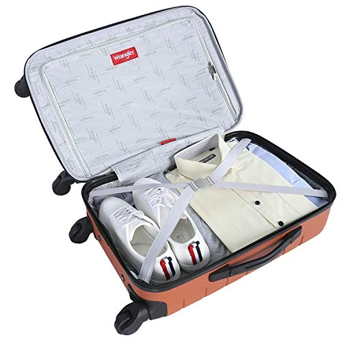 Wrangler Smart Luggage Set With Cup Holder And USB Port, Burnt Orange, 3 Piece 8 Wrangler Smart Luggage Set With Cup Holder And USB Port, Burnt Orange, 3 Piece - Image 6