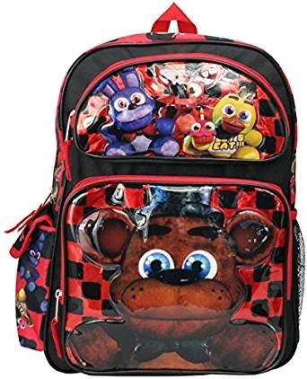Five Nights At Freddys ,Bonnie Foxy Chica 16" Large Backpack 3 Five Nights At Freddys ,Bonnie Foxy Chica 16" Large Backpack