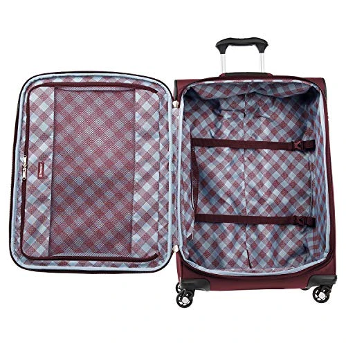 Travelpro Maxlite 5 Softside Expandable Spinner Wheel Luggage, Burgundy, Carry-On 21-Inch 5 Travelpro Maxlite 5 Softside Expandable Spinner Wheel Luggage, Burgundy, Carry-On 21-Inch - Image 3