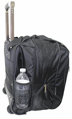 BoardingBlue Rolling Personal Item Under Seat For American, Spirit Frontier Airlines Black W Navy -Vera Bradley Shop 51Q 2BcSpnK5L