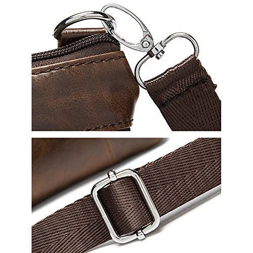 Berchirly Small Vintage Real Leather Travel Shoulder Bag Crossbody Handbag 10 Berchirly Small Vintage Real Leather Travel Shoulder Bag Crossbody Handbag - Image 8