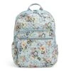 Vera Bradley Cotton XL Campus Backpack, Floating Garden -Vera Bradley Shop 51RexCvc1ML