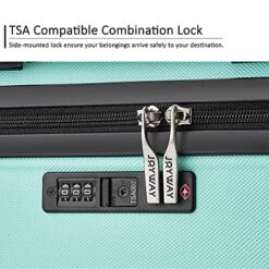 JOYWAY JOYWAY 3 Pcs Luggage Set Hardside Lightweight Spinner Suitcase With TSA Lock (green) -Vera Bradley Shop 51RfIBw2n1S
