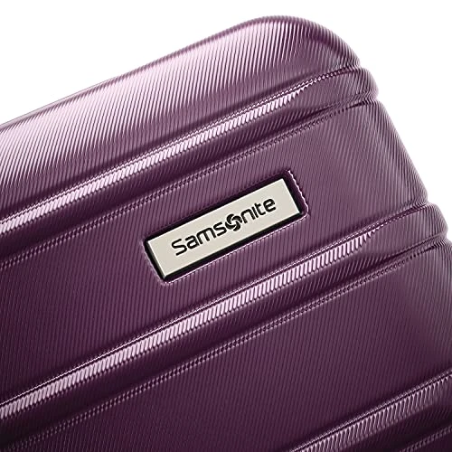Samsonite Omni 2 Hardside Expandable Luggage With Spinner Wheels, Purple, Carry-On 20-Inch 4 Samsonite Omni 2 Hardside Expandable Luggage With Spinner Wheels, Purple, Carry-On 20-Inch - Image 2