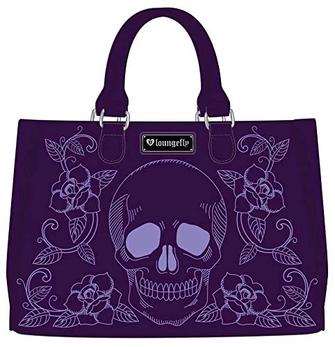 Loungefly Faux Leather Skull And Roses Handbag 3 Loungefly Faux Leather Skull And Roses Handbag