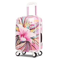 AO WEI LA OW Tourist Luggage Carry On Luggage With Spinner Wheels Rolling Suitcase For Women And Girls, Ascending Gardens Flowers (Pink ,20 Inch) 17 AO WEI LA OW Tourist Luggage Carry On Luggage With Spinner Wheels Rolling Suitcase For Women And Girls, Ascending Gardens Flowers (Pink ,20 Inch) -Vera Bradley Shop 51RtWoSdGdL