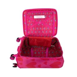 Cloe By Agatha Ruiz De La Prada Checked Medium 24" Inch Luggage With 360º-spinner Wheels In Magenta Color -Vera Bradley Shop 51S kpeDPEL