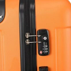 SSLine 3 Piece Luggage Sets Hardshell Spinner Luggages Swivel Wheels Suitcase Portable Rolling Trolley Case - 20" 24" 28" Spinner Suitcases Orange 15 SSLine 3 Piece Luggage Sets Hardshell Spinner Luggages Swivel Wheels Suitcase Portable Rolling Trolley Case - 20" 24" 28" Spinner Suitcases Orange -Vera Bradley Shop 51S1vWq3k6L
