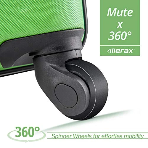 Merax Luggage Set With TSA Lock, All Expandable 3 Piece Hardshell Lightweight Suitcase Set 20inch 24inch 28inch (Apple Green) 7 Merax Luggage Set With TSA Lock, All Expandable 3 Piece Hardshell Lightweight Suitcase Set 20inch 24inch 28inch (Apple Green) - Image 5