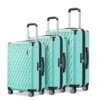 JOYWAY JOYWAY 3 Pcs Luggage Set Hardside Lightweight Spinner Suitcase With TSA Lock (green) 1 JOYWAY JOYWAY 3 Pcs Luggage Set Hardside Lightweight Spinner Suitcase With TSA Lock (green) -Vera Bradley Shop 51St78Ky5PS