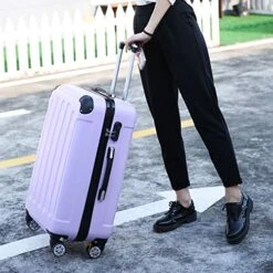 26 Inch Trolley Case/Bags Woman Travel Suitcase With Wheels Rolling Carry On Luggage,B,24 15 26 Inch Trolley Case/Bags Woman Travel Suitcase With Wheels Rolling Carry On Luggage,B,24 -Vera Bradley Shop 51SynQZh6fL