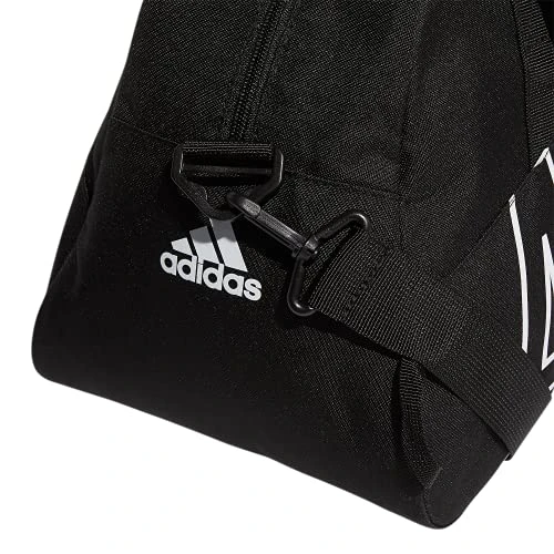 Adidas Graphic Duffel Bag, Black/White, One Size 6 Adidas Graphic Duffel Bag, Black/White, One Size - Image 4