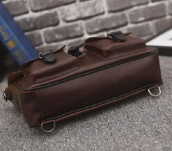 Berchirly Large Capacity Casual Men PU Leather Backpack Messenger Shoulder Bags Daypack Handbag -Vera Bradley Shop 51TWhYj4AZL