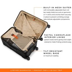 Briggs & Riley Torq Hardside Luggage, Stealth, Medium-Checked 28-Inch -Vera Bradley Shop 51Tjms6lwLL