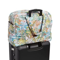 Vera Bradley Women's Utility Travel Bag, Rain Forest Canopy-Recycled Cotton, One Size -Vera Bradley Shop 51TqfJePZ6S