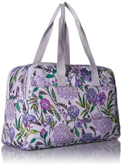 Vera Bradley Lighten Up Weekender Travel Bag, Lavender Botanical -Vera Bradley Shop 51UIXW0qclL