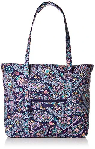 Vera Bradley Cotton Get Carried Away Tote Bag, French Paisley 3 Vera Bradley Cotton Get Carried Away Tote Bag, French Paisley