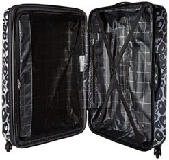 American Tourister Moonlight Hardside Expandable Luggage With Spinner Wheels, Leopard Black, 3-Piece Set (21/24/28) -Vera Bradley Shop 51UeisA055S