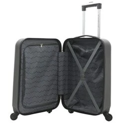 Travelers Club Cosmo Hardside Spinner Luggage, Black, Carry-On 20-Inch -Vera Bradley Shop 51UlRck6WWL