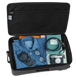 Travelers Club Genova Expandable Luggage Set, Black, 3 Piece -Vera Bradley Shop 51Uyzy v2hL