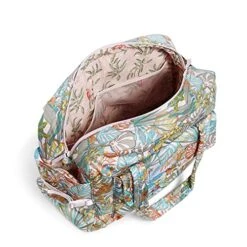 Vera Bradley Women's Utility Travel Bag, Rain Forest Canopy-Recycled Cotton, One Size -Vera Bradley Shop 51VaB1IcQRS