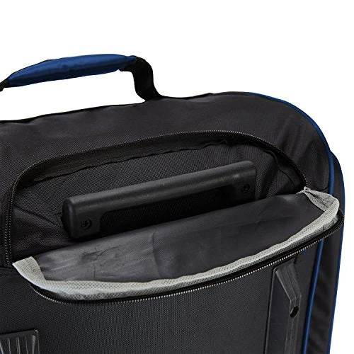 Travelers Club Luggage Travelers Club Adventure 30 Inch Rolling Multi-Pocket Upright Luggage, Neon Blue Color Option Duffel Bag One Size 5 Travelers Club Luggage Travelers Club Adventure 30 Inch Rolling Multi-Pocket Upright Luggage, Neon Blue Color Option Duffel Bag One Size - Image 3