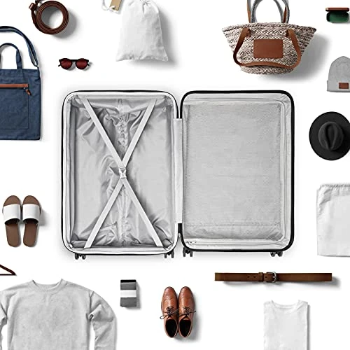 AOUZE Practical Luggage Suitcase Lightweight Expandable Lock Rotator 20 Inches 24 Inches 28 Inches Ultra-Lightweight But Very Durable Suitable For Outdoor Use (Color : Blue) 5 AOUZE Practical Luggage Suitcase Lightweight Expandable Lock Rotator 20 Inches 24 Inches 28 Inches Ultra-Lightweight But Very Durable Suitable For Outdoor Use (Color : Blue) - Image 3