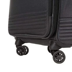 Cloe Checked Medium 24 Inch Luggage With 360º-spinner Wheels In Black Color -Vera Bradley Shop 51W5SZmwrzL