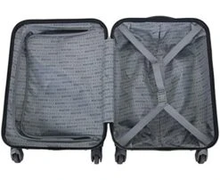 Kenneth Cole REACTION Gramercy Collection Lightweight Hardside 4-Wheel Spinner Luggage, Black, 20-Inch Carry On -Vera Bradley Shop 51WAK8HYhEL