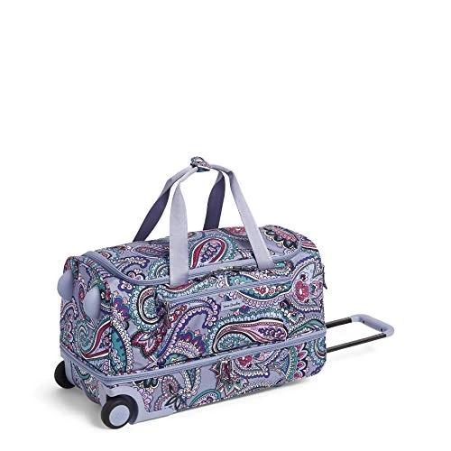 Vera Bradley Women's Duffle Luggage Vera Bradley Women S Lighten Up Foldable Duffel Rolling Suitcase Kona Paisley One Size, Kona Paisley, One Size US 5 Vera Bradley Women's Duffle Luggage Vera Bradley Women S Lighten Up Foldable Duffel Rolling Suitcase Kona Paisley One Size, Kona Paisley, One Size US - Image 3