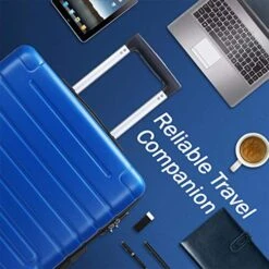 Flieks Luggage Sets 3 Piece Spinner Suitcase With TSA Lock Lightweight 20 24 28 Inch (Elegant Blue) -Vera Bradley Shop 51WHTADANyL