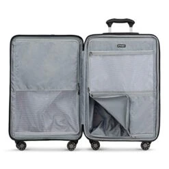 Travelpro Roundtrip Hardside Expandable Spinner Luggage, Silver, 2-Piece Set (21/25) 12 Travelpro Roundtrip Hardside Expandable Spinner Luggage, Silver, 2-Piece Set (21/25) -Vera Bradley Shop 51WMa5YnK8L