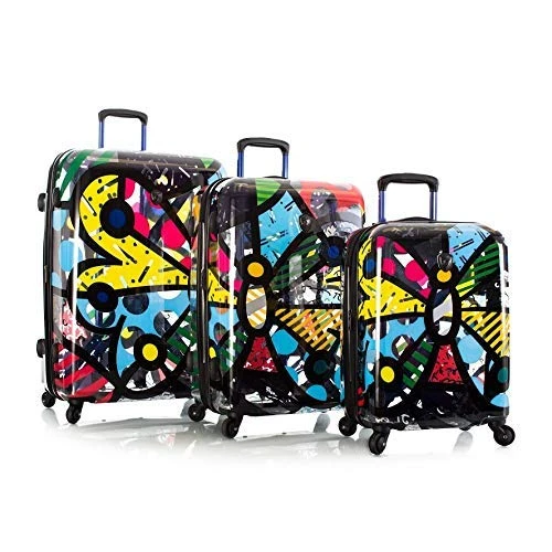 Heys Britto 3pc Spinner Luggage Set (Transparent Butterfly) 3 Heys Britto 3pc Spinner Luggage Set (Transparent Butterfly)