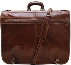 Floto Luggage Venezia Garment Bag Suitcase, Vecchio Brown, Large -Vera Bradley Shop 51We461bfKL