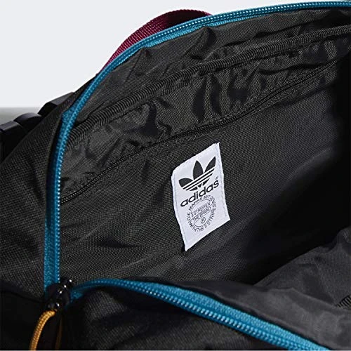 Adidas Originals Unisex Utility Crossbody Bag, Black/Active Teal/Berry, ONE SIZE 6 Adidas Originals Unisex Utility Crossbody Bag, Black/Active Teal/Berry, ONE SIZE - Image 4
