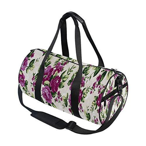 Duffel Bag Floral Pattern New Women Garment Gym Tote Bag Best Sports Bag For Boys 6 Duffel Bag Floral Pattern New Women Garment Gym Tote Bag Best Sports Bag For Boys - Image 4