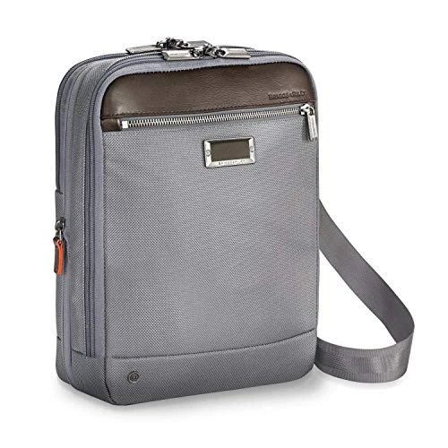 Briggs & Riley @ Work-Expandable Crossbody, Grey, One Size 3 Briggs & Riley @ Work-Expandable Crossbody, Grey, One Size