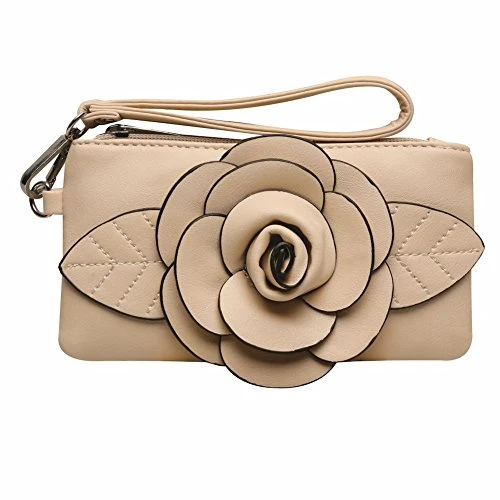 Wristlet Clutch Wallet By Mellow World Hb2710 (Beige) 3 Wristlet Clutch Wallet By Mellow World Hb2710 (Beige)