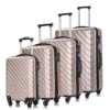4PC 18-28 Inch Hardshell Luggage ABS Luggages Sets With Spinner Wheels Hard Shell Spinner Carry On Suitcase (Champagne Gold, 4 PCS) -Vera Bradley Shop 51X7jPYwGIL