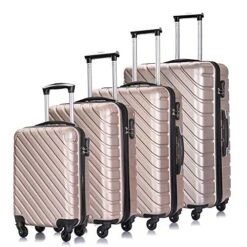 4 PCS Luggage Sets With Spinner Wheels,Carry On Suitcase,Luggage Hardshell Travel Luggage Sets (Champagne) -Vera Bradley Shop 51X7jPYwGIL 143bdb35 dc54 405c 9188 7810a2d49a69