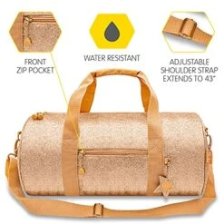 Bixbee Girls' Little Duffle, Gold -Vera Bradley Shop 51XROI75S9S