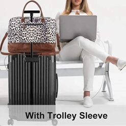 MyMealivos Canvas Weekender Bag, Overnight Travel Carry On Duffel Tote With Shoe Pouch -Vera Bradley Shop 51XWbKChnFL