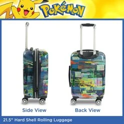 Ful Pokemon Pikachu 21 Inch Rolling Luggage, Hardshell Carry On Suitcase With Wheels, Multicolor (FBML0001-998) 14 Ful Pokemon Pikachu 21 Inch Rolling Luggage, Hardshell Carry On Suitcase With Wheels, Multicolor (FBML0001-998) -Vera Bradley Shop 51XcttOptbL